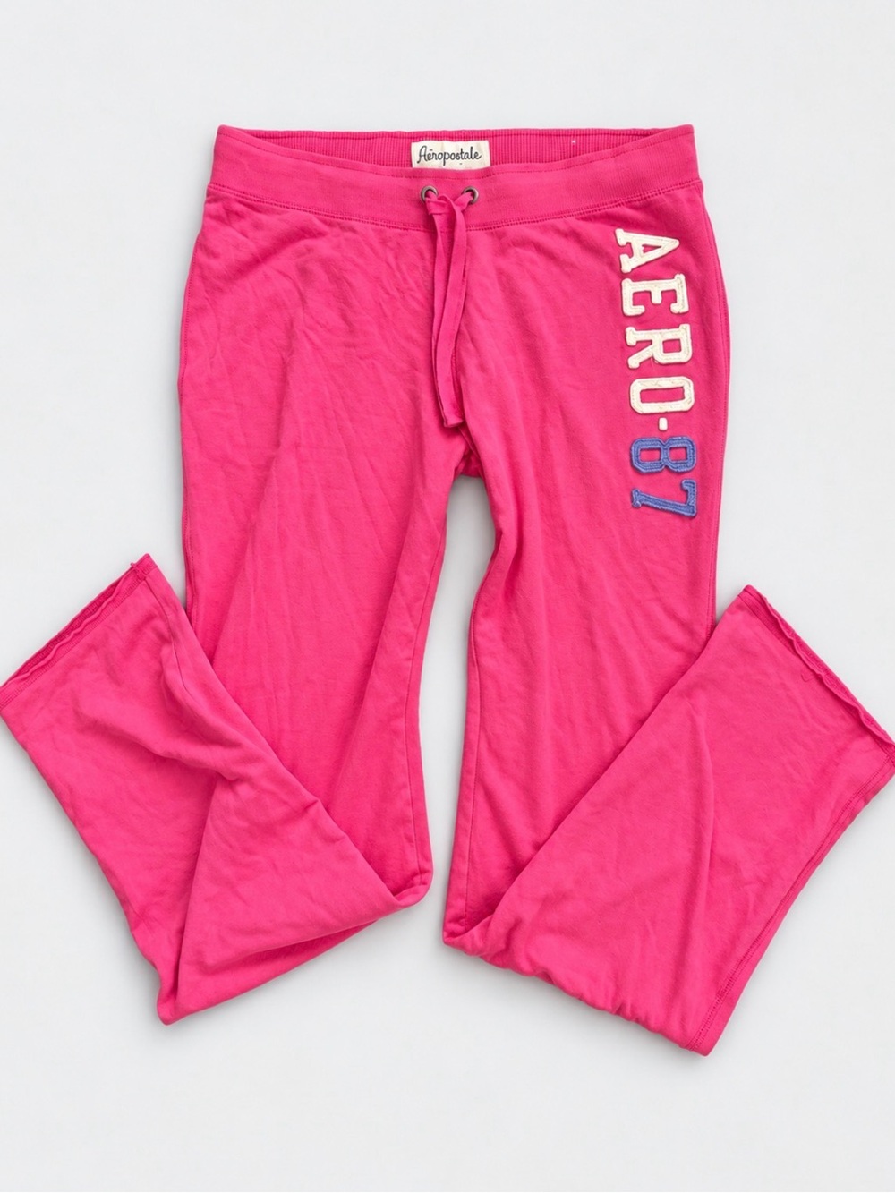 Y2K Aeropostale Pink Wide Leg Sweatpants XL